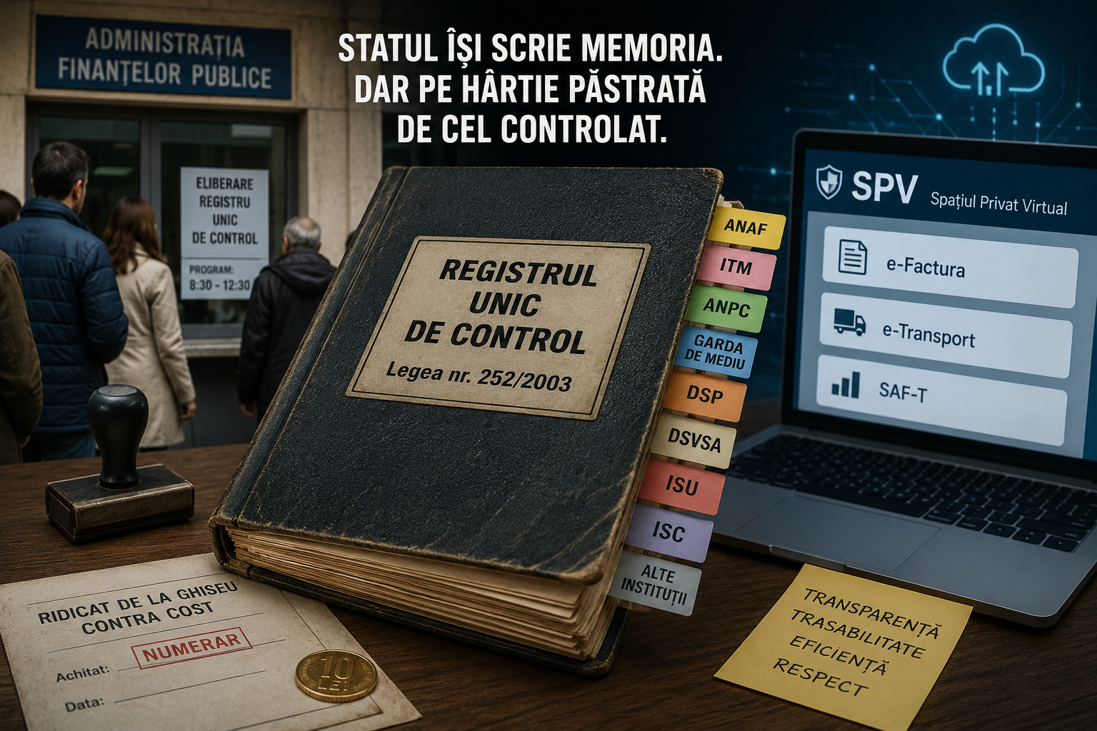 Statul și-a externalizat memoria către contribuabil - RUC