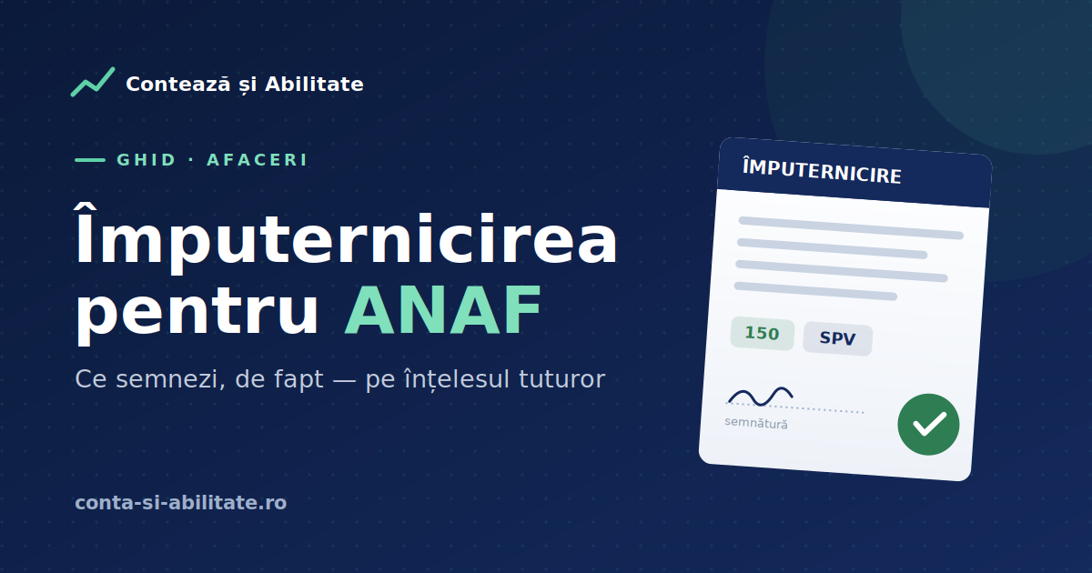 Inscrierea in SPV