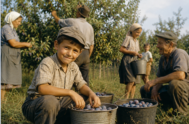 **„Acum 50 de ani: POVESTEA PRIMILOR MEI BANI CÂȘTIGAȚI LA 8 ANI”** 🍇🌾