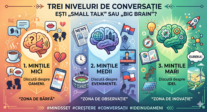 Ești „Small Talk” sau „Big Brain”? 🧠✨