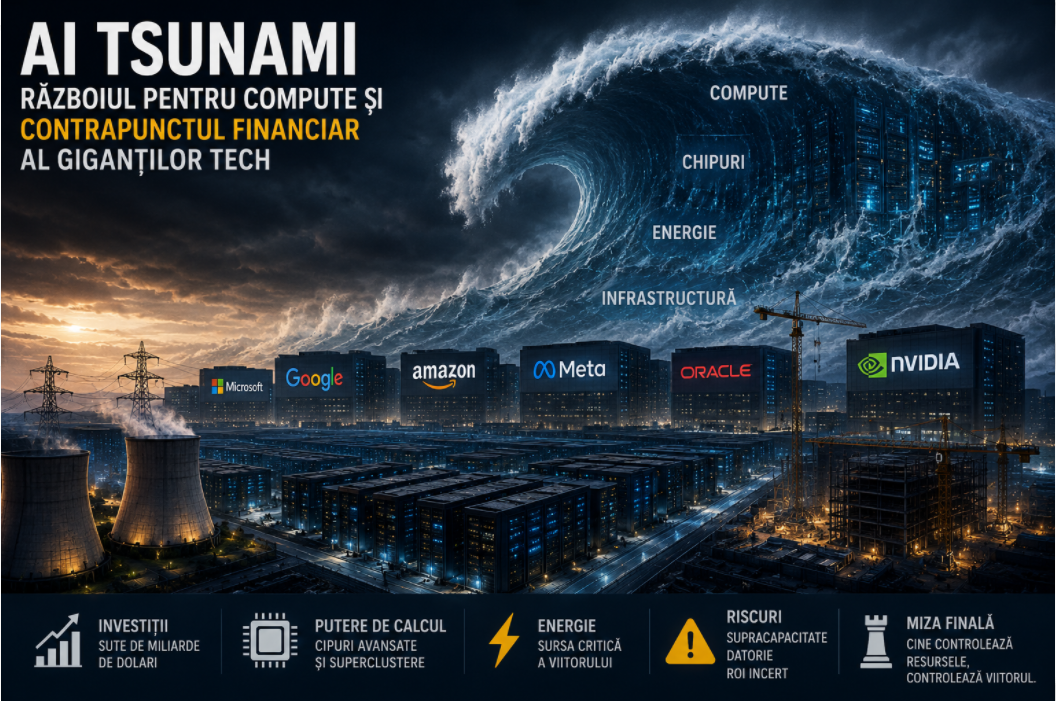 AI: Vine Tsunami! Războiul pentru Compute și Contrapunctul Financiar al Giganților Tech