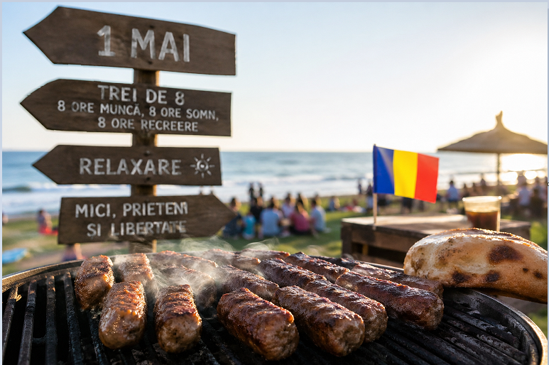 1 Mai nu este despre ancorare în trecut. Este despre work-life balance: De la lupta pentru „Trei de 8” la ritualul micilor și al mării 🇷🇴🌍